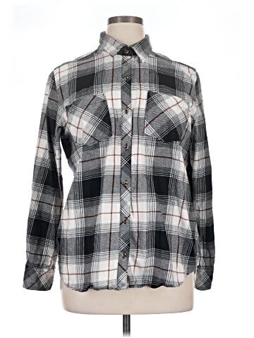 Natural Reflections Long Sleeve Button-Down Shirt (view 1)