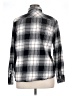 Natural Reflections Plaid Silver Long Sleeve Button-Down Shirt Size XL - photo 2