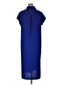 DKNY 100% Polyester Solid Blue Casual Dress Size 14 - photo 2