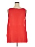 Ambiance Apparel 100% Polyester Red Sleeveless Blouse Size 3X - photo 2