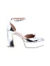 Chinese Laundry Silver Heels Size 9 1/2 - photo 1