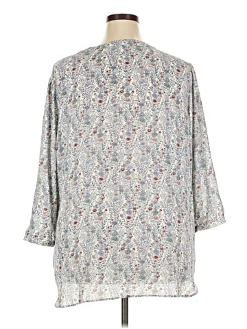 Rose + Olive 3/4 Sleeve Blouse (view 2)