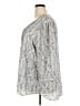 Rose + Olive 100% Polyester Gray 3/4 Sleeve Blouse Size 3X - photo 5