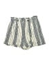 En Creme 100% Rayon Stripes Ivory Shorts Size M - photo 1
