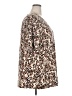 Cj Banks Animal Print Brown Short Sleeve Top Size 2X - photo 4