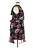 JBS 100% Polyester Floral Black Cocktail Dress Size 22 Petite - photo 4