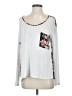 ING Gray Long Sleeve Top Size S - photo 1