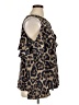 YOINS 100% Polyester Animal Print Brown 3/4 Sleeve Blouse Size 14 - photo 4