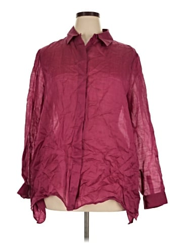 Lafayette 148 New York Long Sleeve Blouse (view 1)