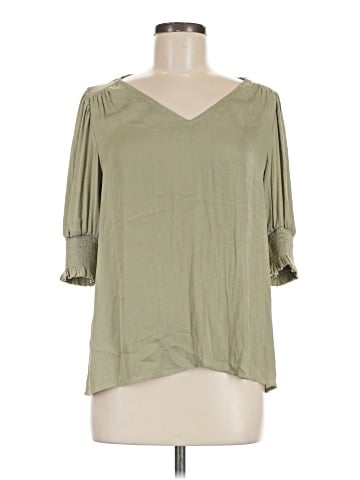Maison d' Amelie 3/4 Sleeve Blouse (view 1)