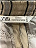 Zara Stripes Ivory Cargo Shorts Size XS - photo 3