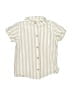 Tommy Bahama Stripes Ivory Short Sleeve Button-Down Shirt Size 5T - photo 1
