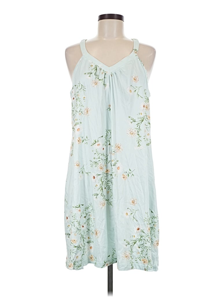 Pre-owned Ekouaer Casual Dress In Blue