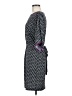 Donna Morgan Chevron-herringbone Black Casual Dress Size 6 - photo 5