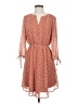 Collective Concepts 100% Polyester Polka Dots Orange Casual Dress Size XS (petite) - photo 1