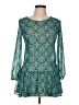 Ella Moss Teal Long Sleeve Blouse Size 12 - photo 1