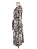 Three Dots Paisley Gray Cocktail Dress Size M - photo 5