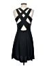 Rampage Solid Black Casual Dress Size 5 - photo 2