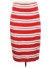 St. John Collection Stripes Red Wool Skirt Size 8 - photo 1