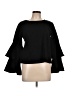 Eri + Ali Black 3/4 Sleeve Top Size L - photo 1