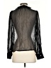J.Crew 100% Cupro Black Long Sleeve Blouse Size 00 - photo 2
