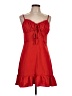 Shein 100% Polyester Red Casual Dress Size L - photo 1