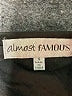 Almost Famous Solid Black Cocktail Dress Size S - photo 7