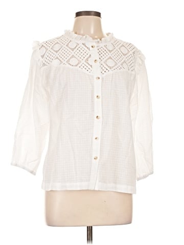Bobi 3/4 Sleeve Blouse (view 1)