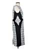 Nine West Graphic Gray Cocktail Dress Size S (estimated) - photo 4