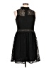 Socialite 100% Polyester Black Cocktail Dress Size L - photo 1