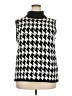 Mixit Houndstooth Black Sweater Vest Size 2X - photo 1