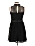 Socialite 100% Polyester Black Cocktail Dress Size L - photo 2