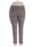 Zac & Rachel Houndstooth Brown Casual Pants Size XL - photo 1
