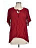 Energie Red Short Sleeve Henley Size L - photo 1