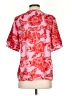 Vineet Bahl Red Short Sleeve Blouse Size S - photo 2