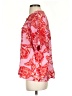 Vineet Bahl Red Short Sleeve Blouse Size S - photo 5