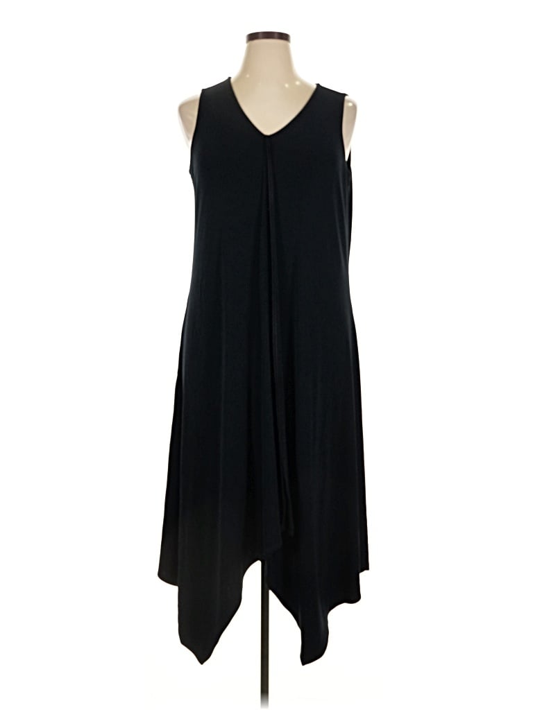 Pre-owned Travelers By Chico's Casual Dress In Black