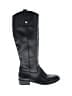 INC International Concepts 100% Leather Black Boots Size 6 1/2 - photo 1