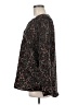 Christopher & Banks Floral Black Long Sleeve Blouse Size M - photo 5