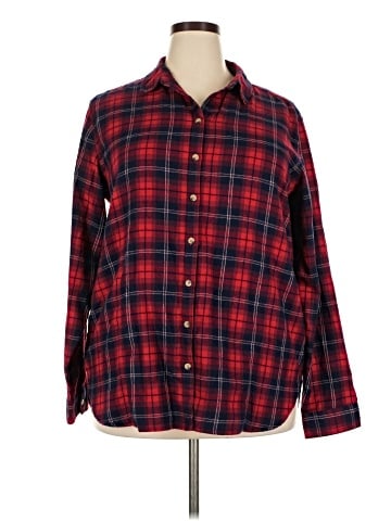Jachs Girlfriend Long Sleeve Button-Down Shirt (view 1)