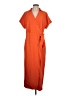 Worthington 100% Polyester Orange Casual Dress Size L - photo 1