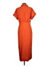 Worthington 100% Polyester Orange Casual Dress Size L - photo 2