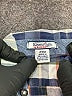 Kitestrings 100% Cotton Plaid Blue Long Sleeve Onesie 18-24 MO / 24 MO - photo 3