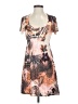 Cristinalove Print Brown Casual Dress Size S - photo 1
