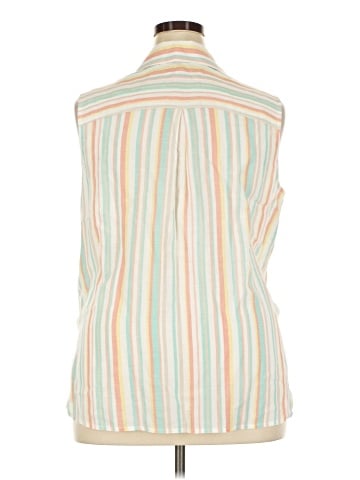 Foxcroft Sleeveless Button-Down Shirt (view 2)