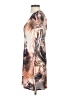 Cristinalove Print Brown Casual Dress Size S - photo 5