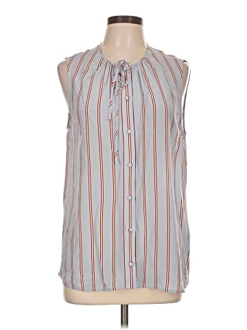FRAME Sleeveless Silk Top (view 1)