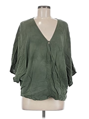 Democracy 3/4 Sleeve Blouse (view 1)