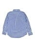 Crewcuts Checkered-gingham Blue Long Sleeve Button-Down Shirt Size 10 - photo 2