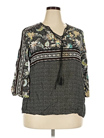 Cato 3/4 Sleeve Blouse (view 1)